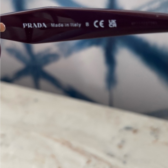 Prada garnet Rx eyeglasses - Picture 6 of 9